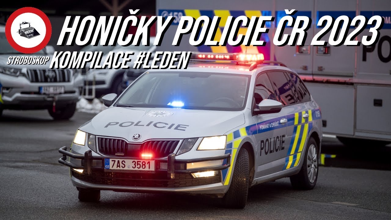 Honičky Policie ČR 2023 | Kompilace – leden