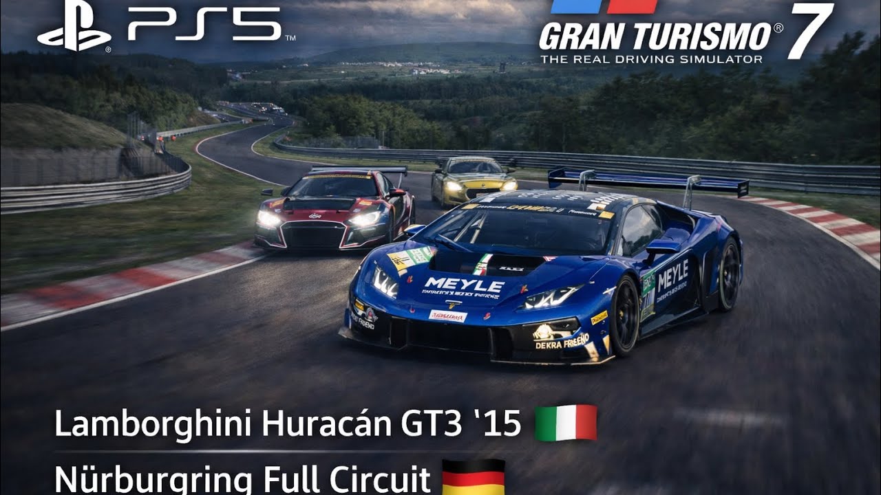 INTENSE GT3 Battle! Lamborghini Huracán GT3 ’15 | Nürburgring Full Circuit | GT7 PS5