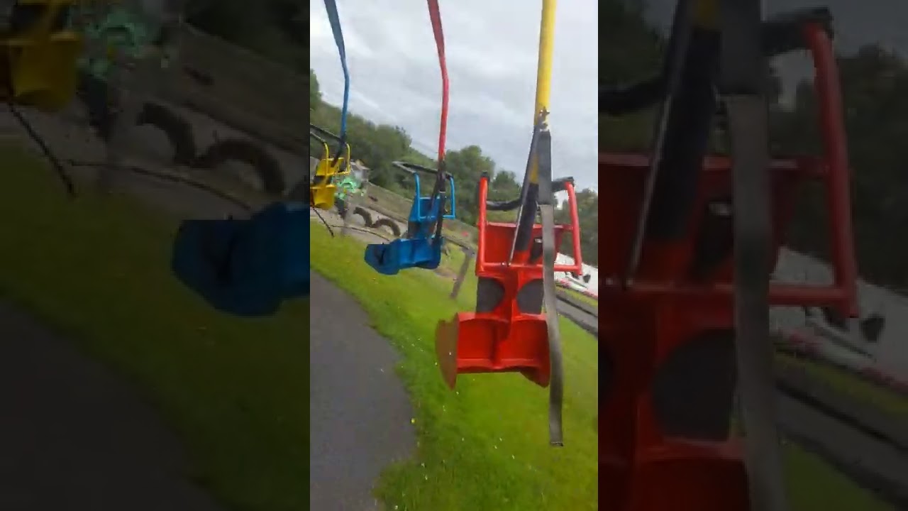 diggerland swings on ride pov 2022