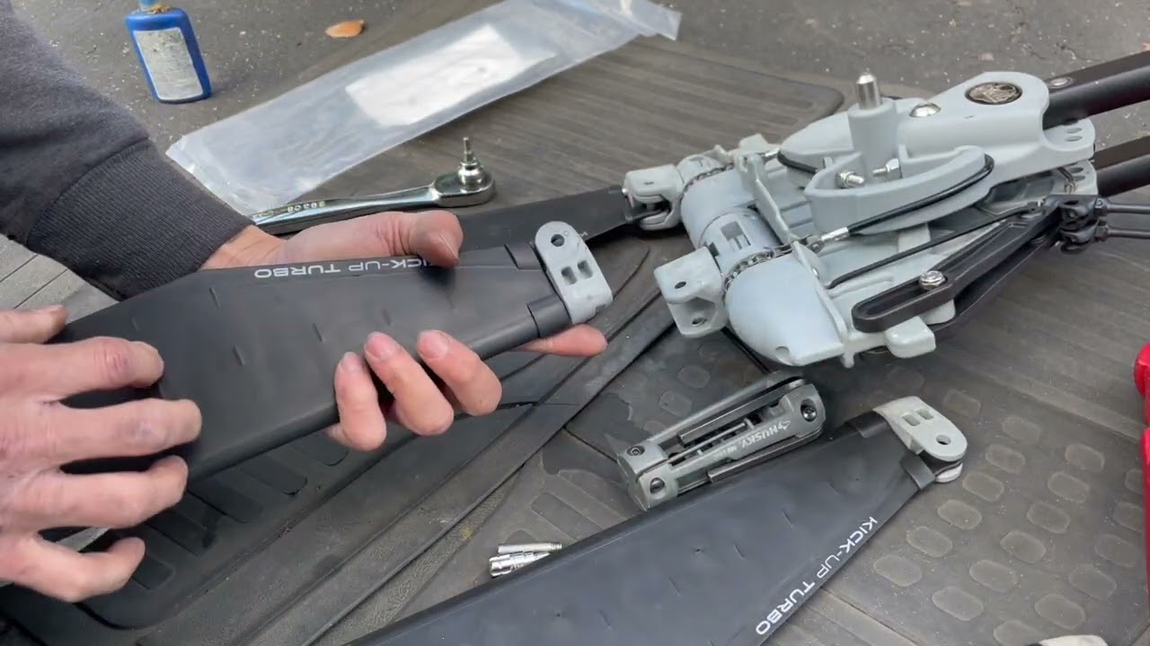 Hobie Mirage180 Turbo fin swap