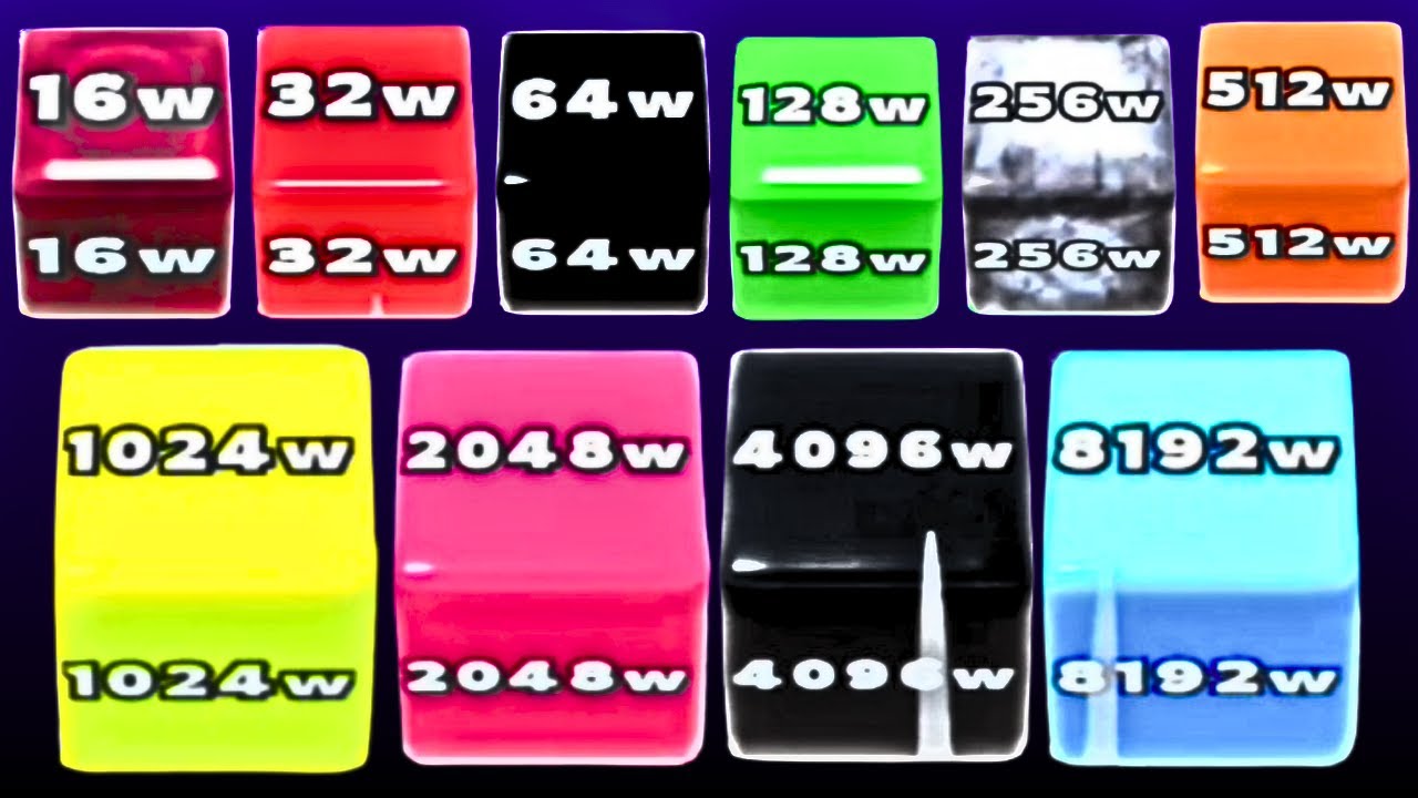 Jelly Run 2048 [16w ➜ 8192w | W Series] High Scores vs Block Blast 🧩 | Merge + Puzzle Challenge 🎮🔥