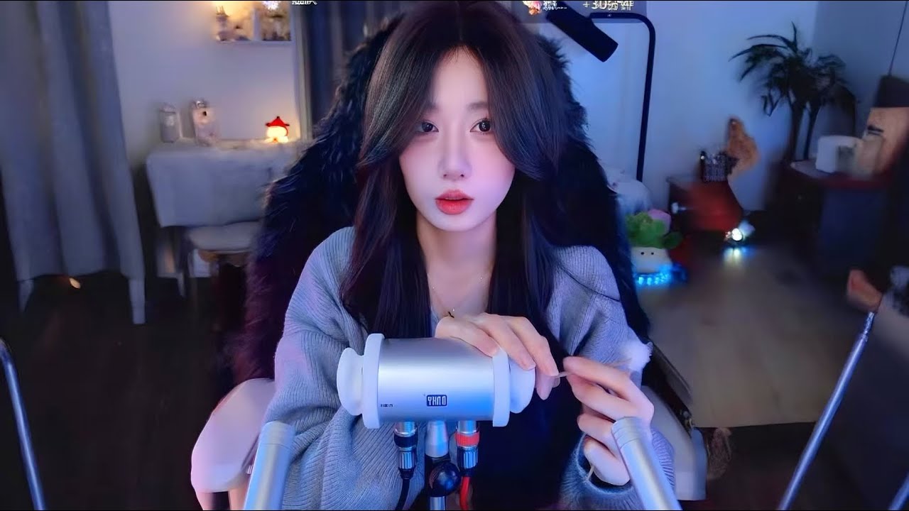 【ASMR 3dio】芒果（无人声）  清洁耳道 放松身心   搓麦 棉签掏耳