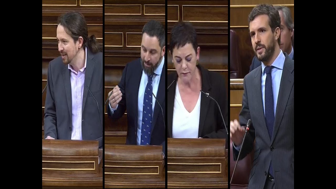 Bildu, ERC, insultos y gritos: tensión en el debate de investidura