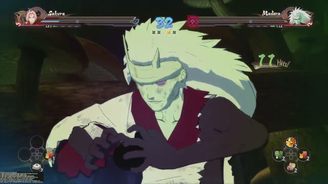 Naruto Shippuden Ninja Storm 4 : Adult Sakura vs Six Paths Madara (CPU vs CPU)