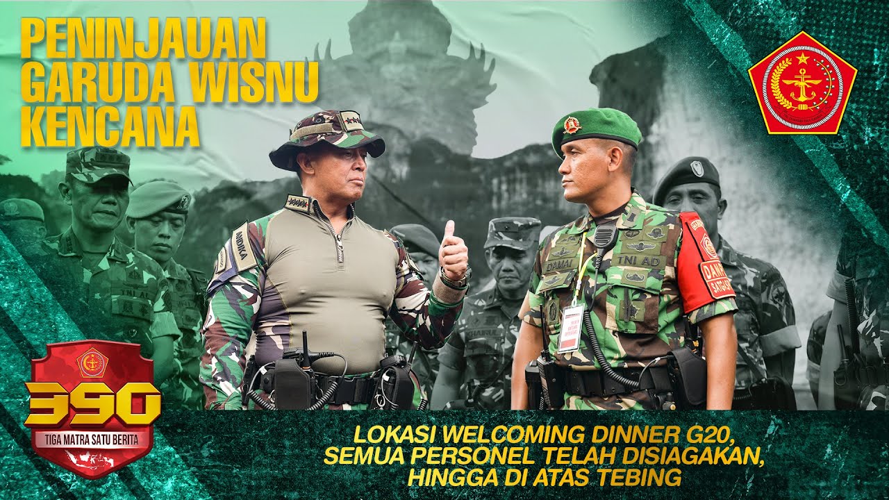 Peninjauan GWK, Lokasi Welcoming Dinner G20, Semua Personel Telah Disiagakan, Hingga Di Atas Tebing