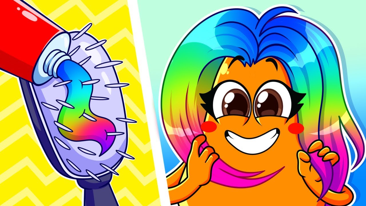 Nouvelle Couleur de Cheveux || Problèmes Rigolos des Cheveux Longs