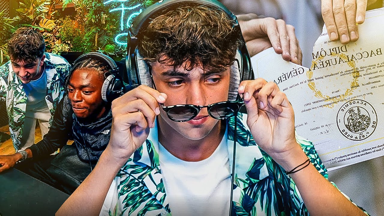 Je découvre mes résultats du BAC et Koba Lad s'incruste dans mon studio !