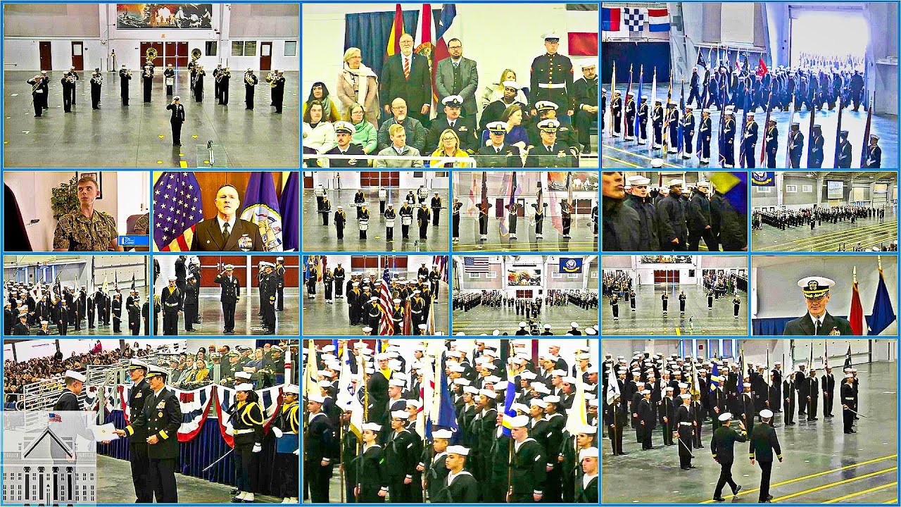 U.S. Navy Recruit Training Command Graduation on January 18, 2024.