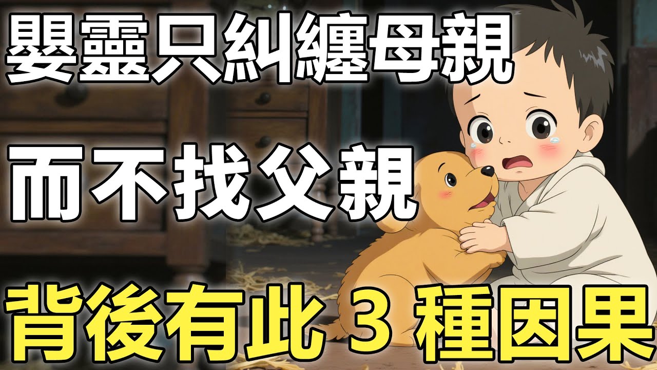 嬰靈為何只糾纏母親而不找父親？黑白無常揭示了背後此3種因果，99%的人都想錯了！【輪回|因果|父母】