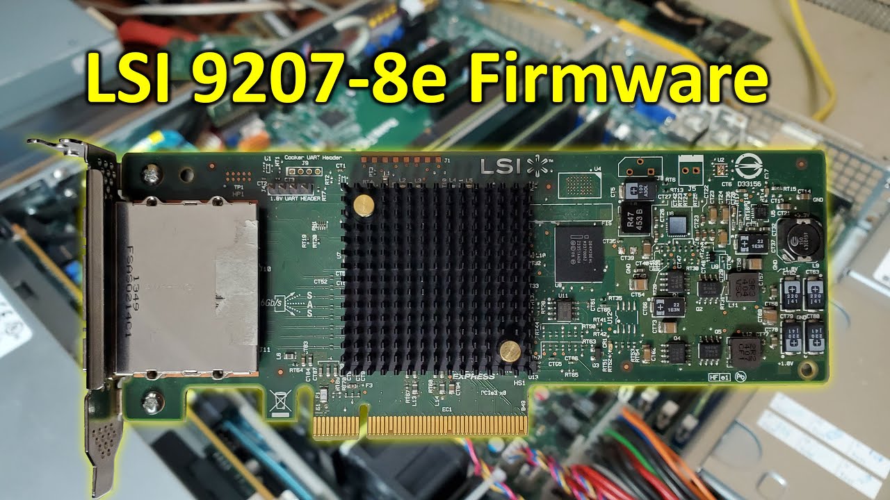 LSI 9207-8e SAS Controller Firmware Update Procedure, P20 IT Mode