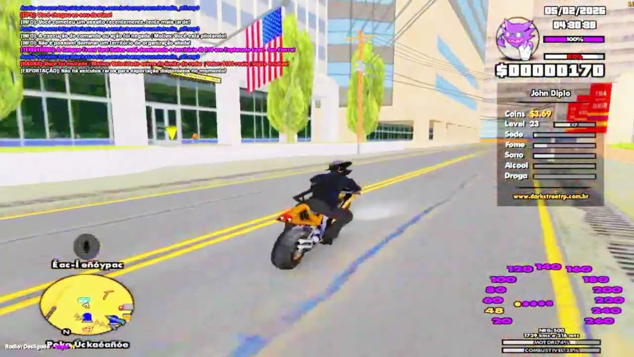 Fazendo ação no Dark Street RP ANDROID/PC