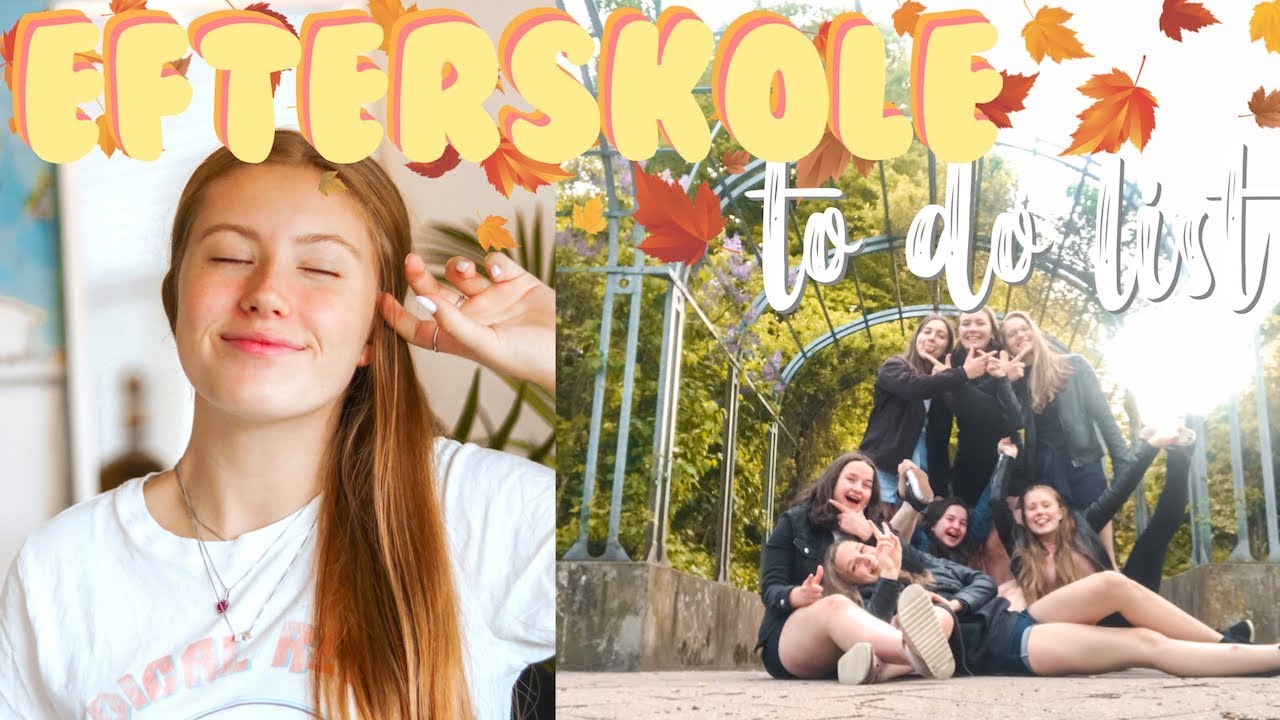 ting du burde gøre på efterskolen // YouTober dag 6 🍂🌼