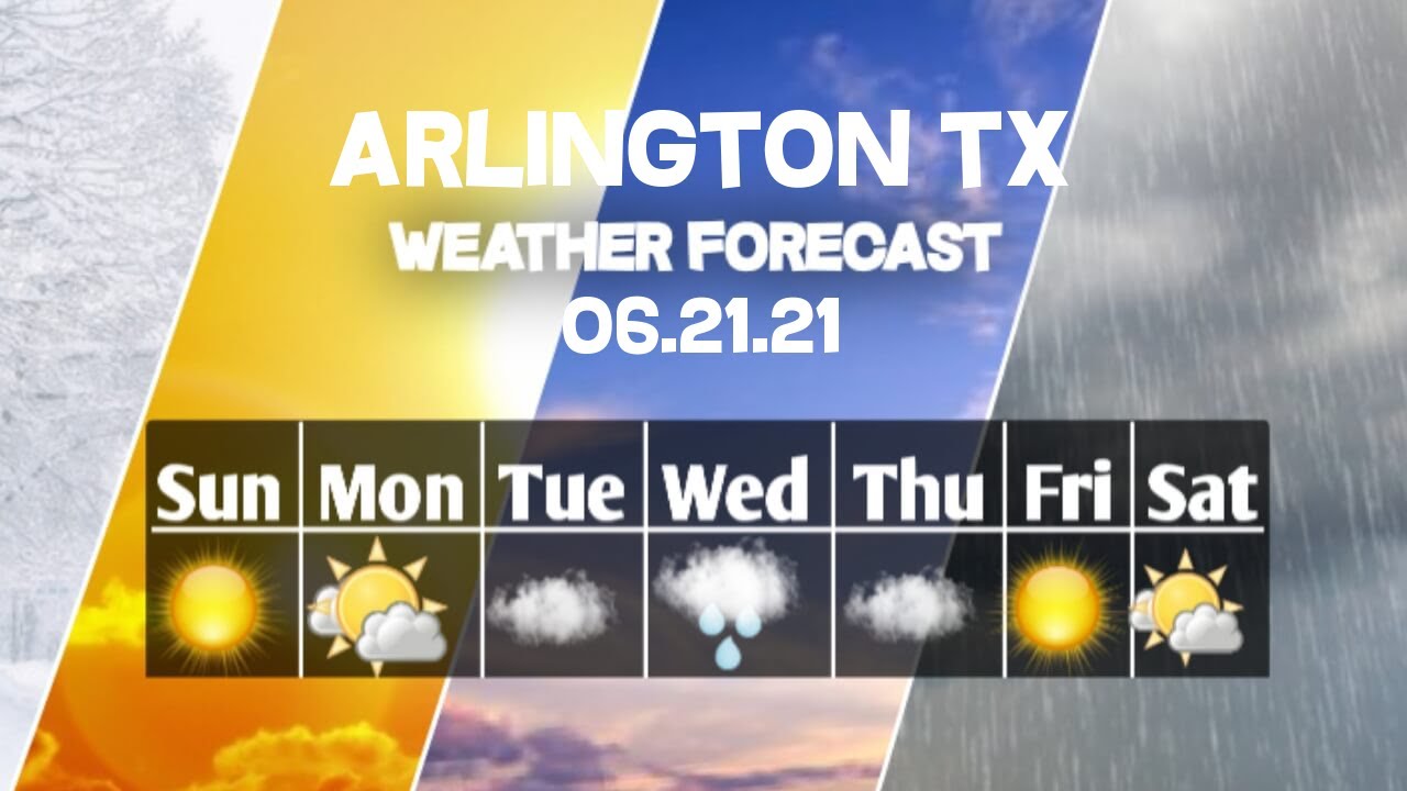 Weather Forecast Arlington, Texas ▶ Arlington weather Forecast 06/21/2021