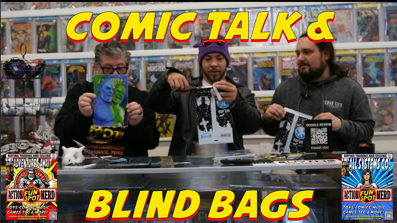 Mark Spears Blind Bagh Mania part 2 and SPENCER continues to BUFF up-Comic talk 3x3 reviewed too!