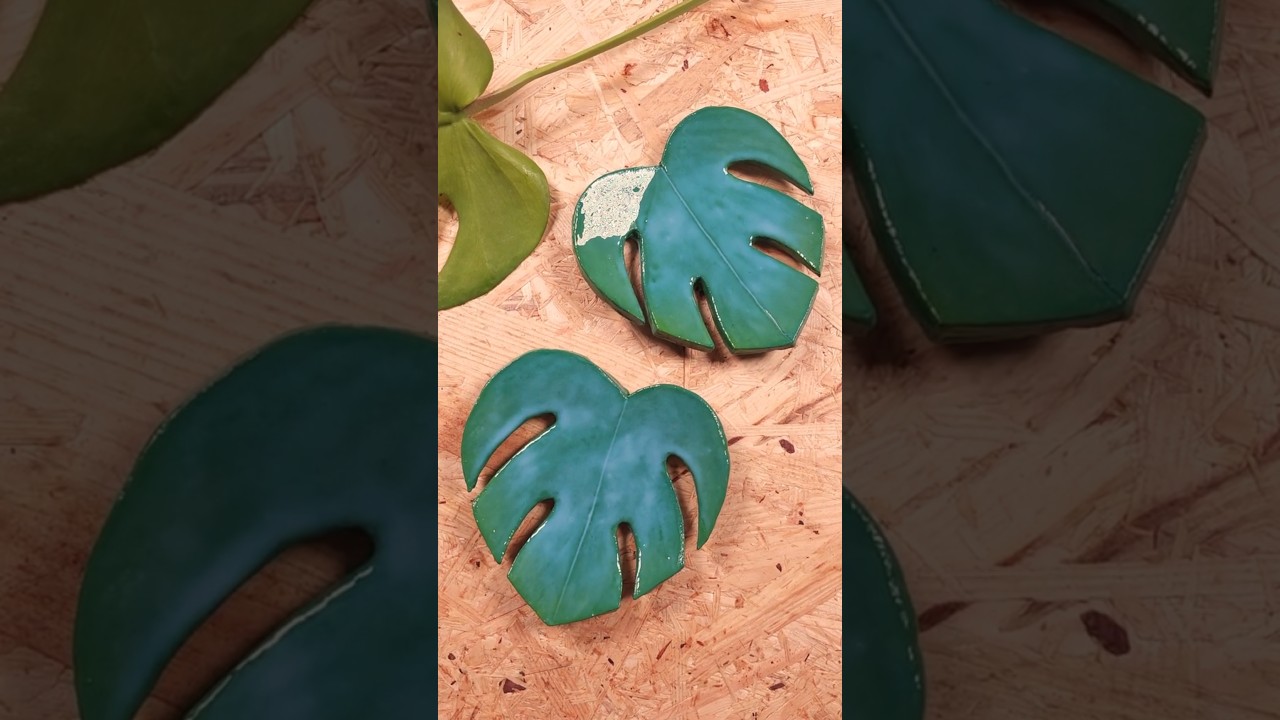 DIY Monstera Leaf Soap Dish | Air Dry Clay  