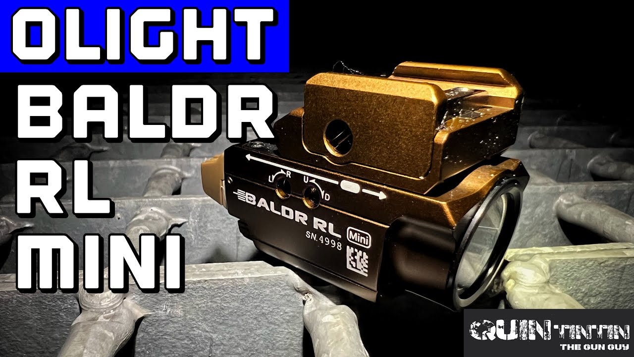 Olight BALDR RL Mini. A Compact Laser Equipped Weapon Light