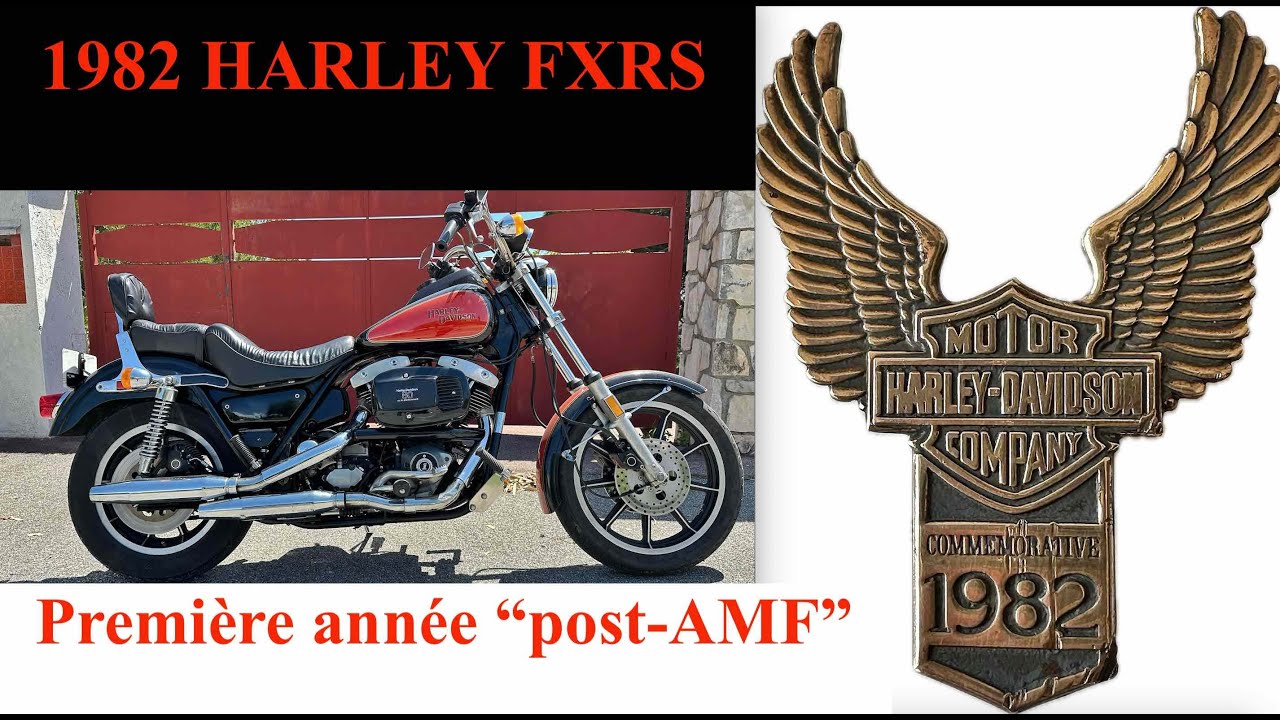 Ma Harley FXRS 1982 entièrement d'origine...