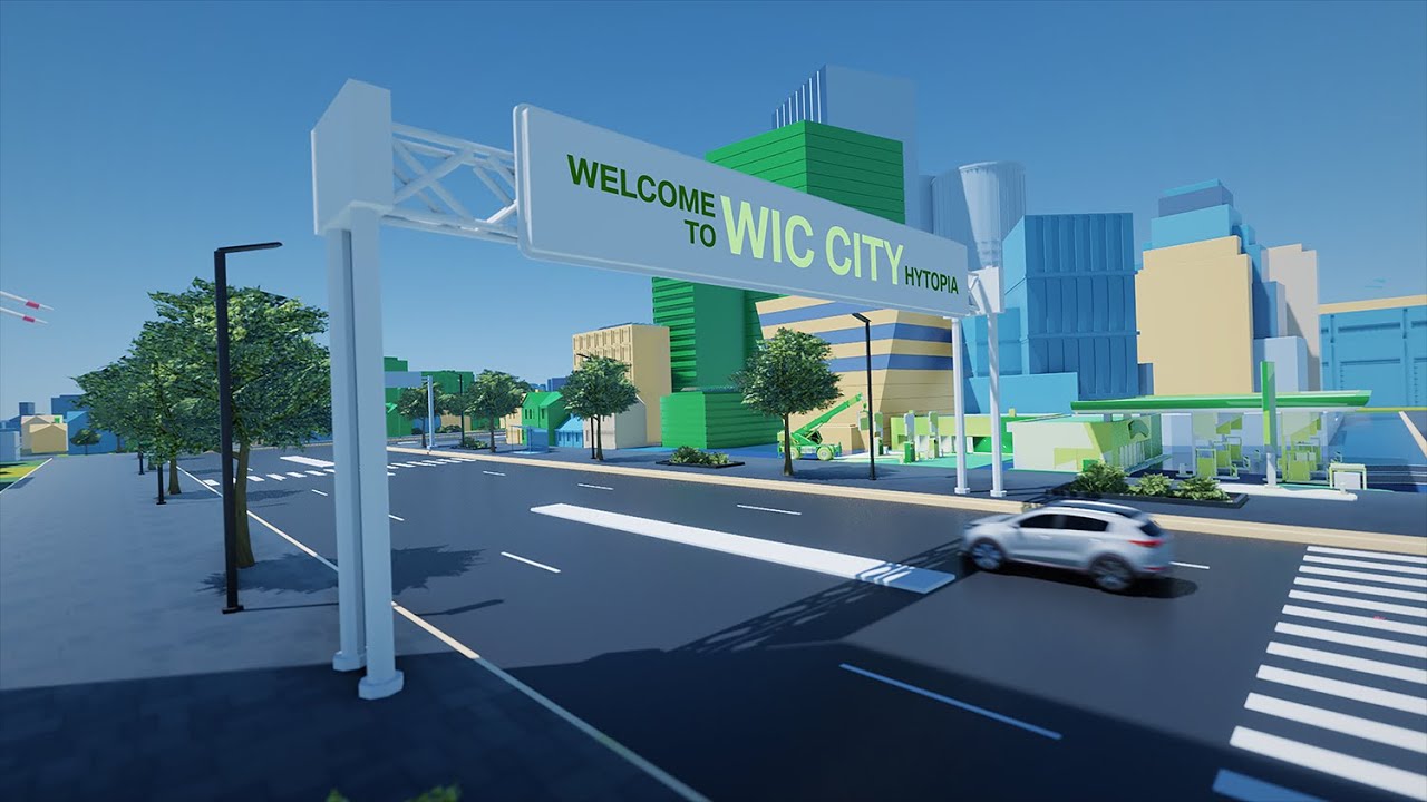 Welcome to WIC City! A green capital of the future powered by sustainable hydrogen.