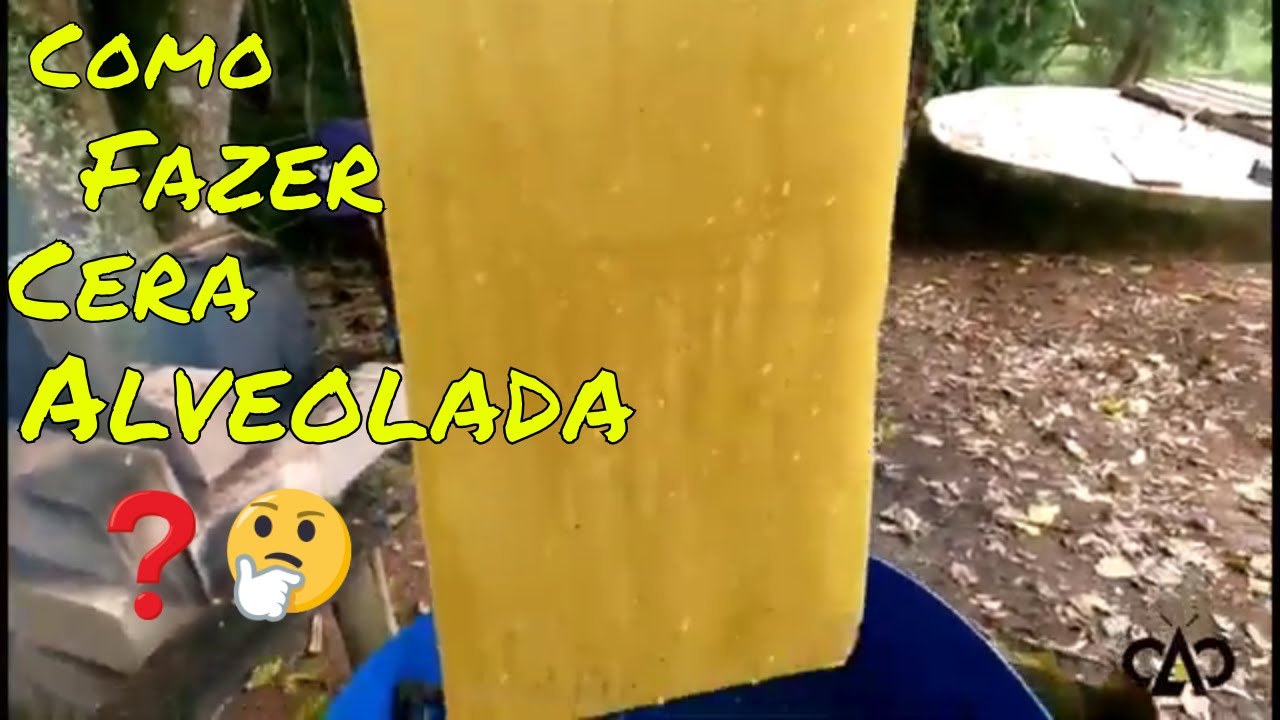 Como Laminar e Alveolar Cera de Abelhas 🐝🐝🐝