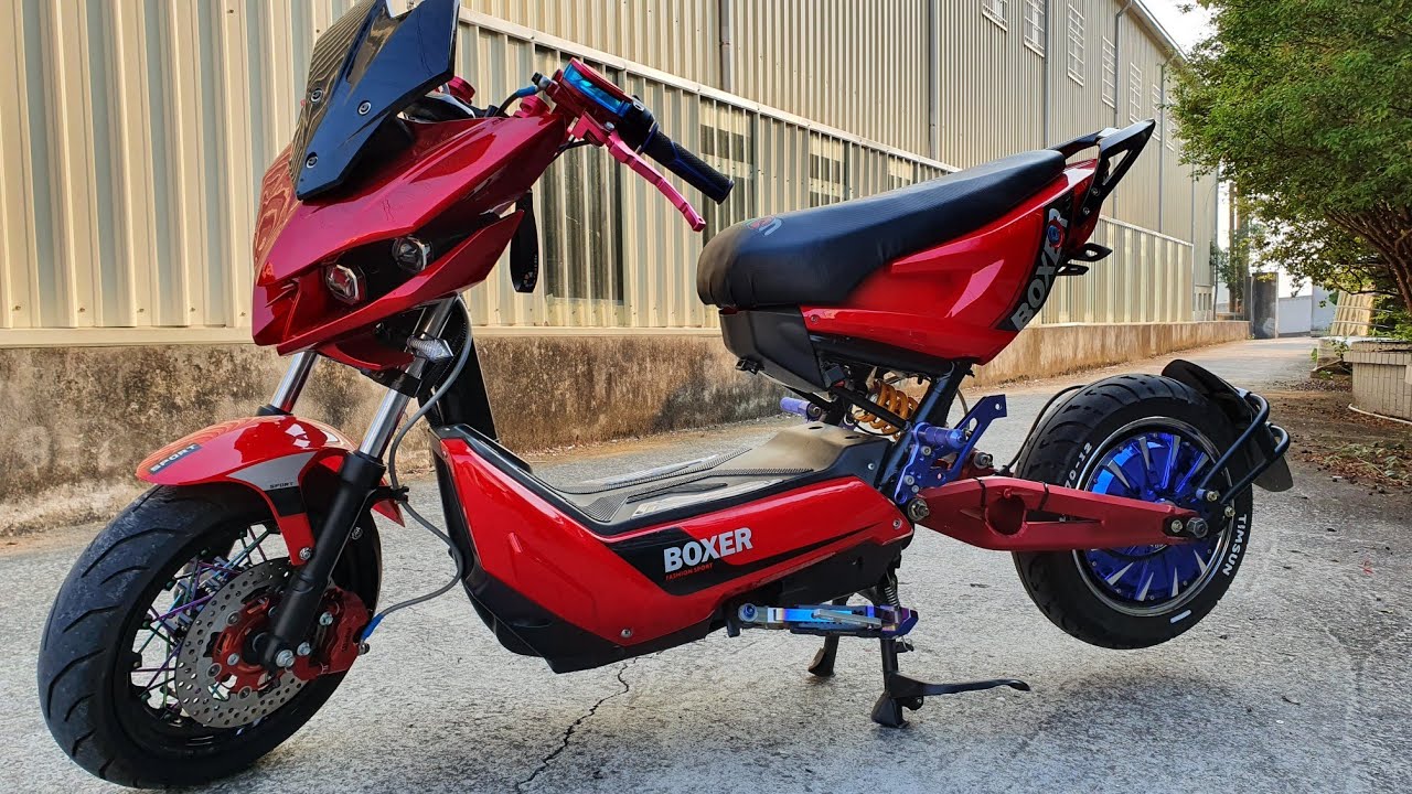 Review modifikasi sepeda listrik merk BOXER terkece di Taiwan