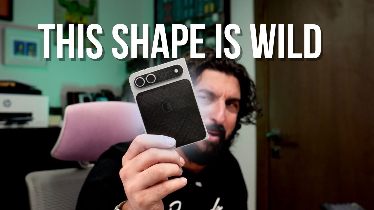 Первый взгляд на Apple iPhone Fold &mdash; это самый смелый дизайн от Apple на сегодняшний день!