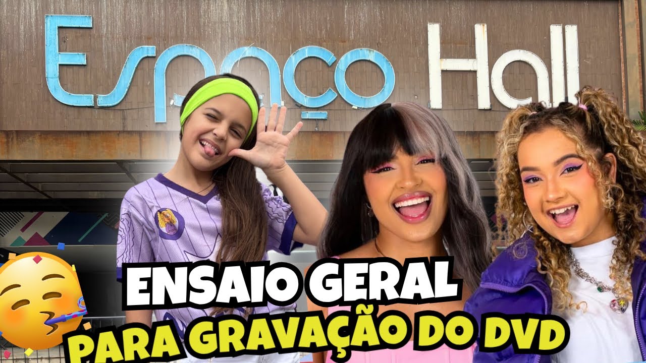 Ensaio geral da KYSHA e da Mine! 🎤🩷💜 SOMOS VIP!! 😱