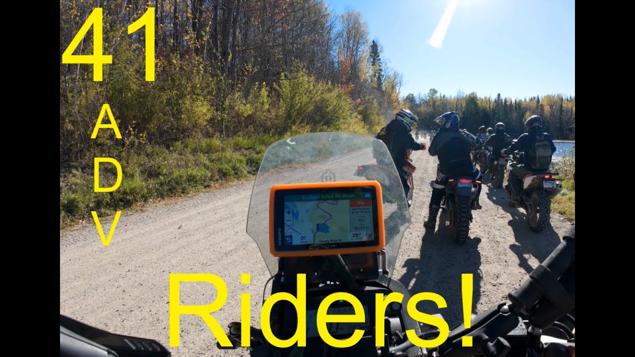41 ADV Riders: dual sport ride around Bigfork, MN