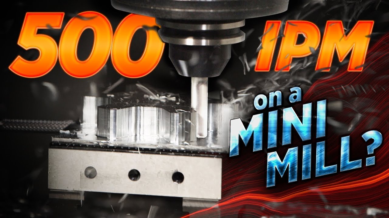 500 IPM Test On Super MINI MILL | KOR 5 from Kennametal | KING Of ROUGHING