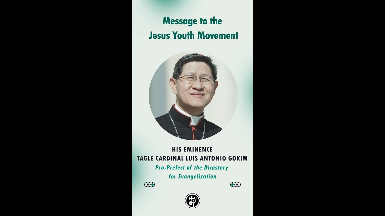 His Eminence Tagle Cardinal Luis Antonio Gokim, greets the Jesus Youth movement