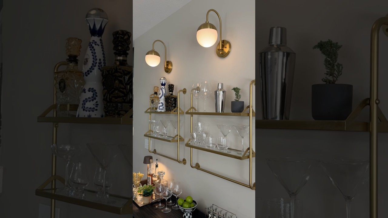 [day 04] stocking my mini bar 🍸 shop under &ldquo;MINI BAR&rdquo; on my Amazon!! #minibar #amazonhome