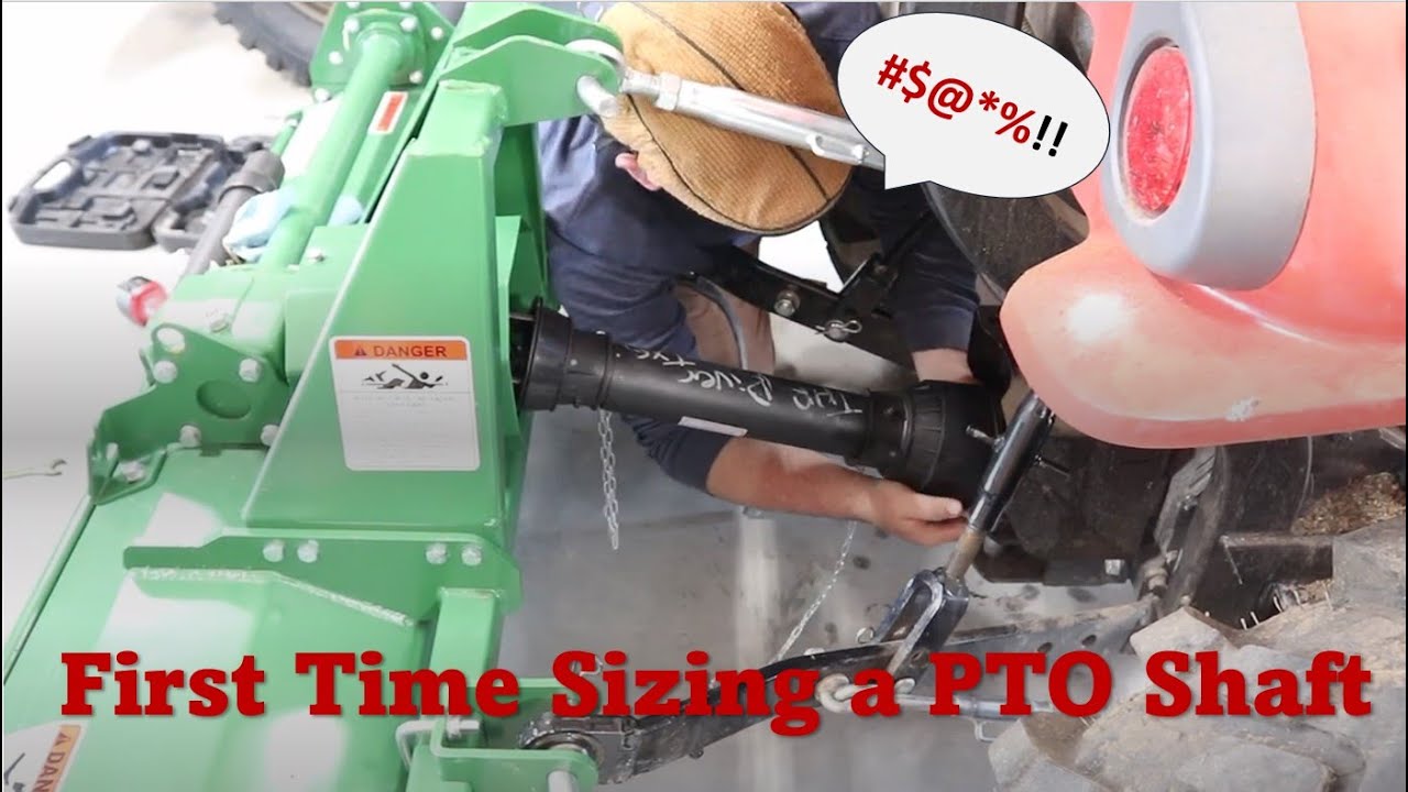 #172:  First Time Sizing a PTO Shaft for the RK25