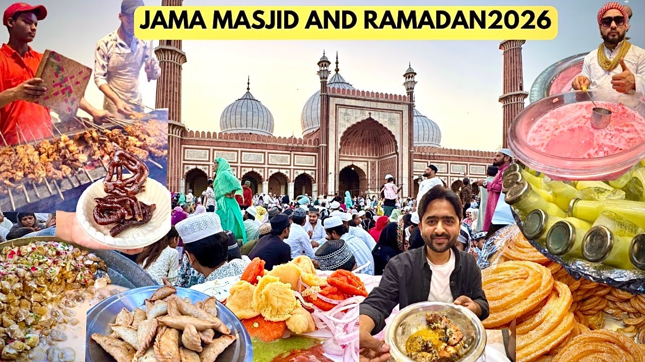 JAMA MASJID Best Street Food Tour| Ramadan 2026| Street Food Walk|Old Delhi Famous Food| Indian Food