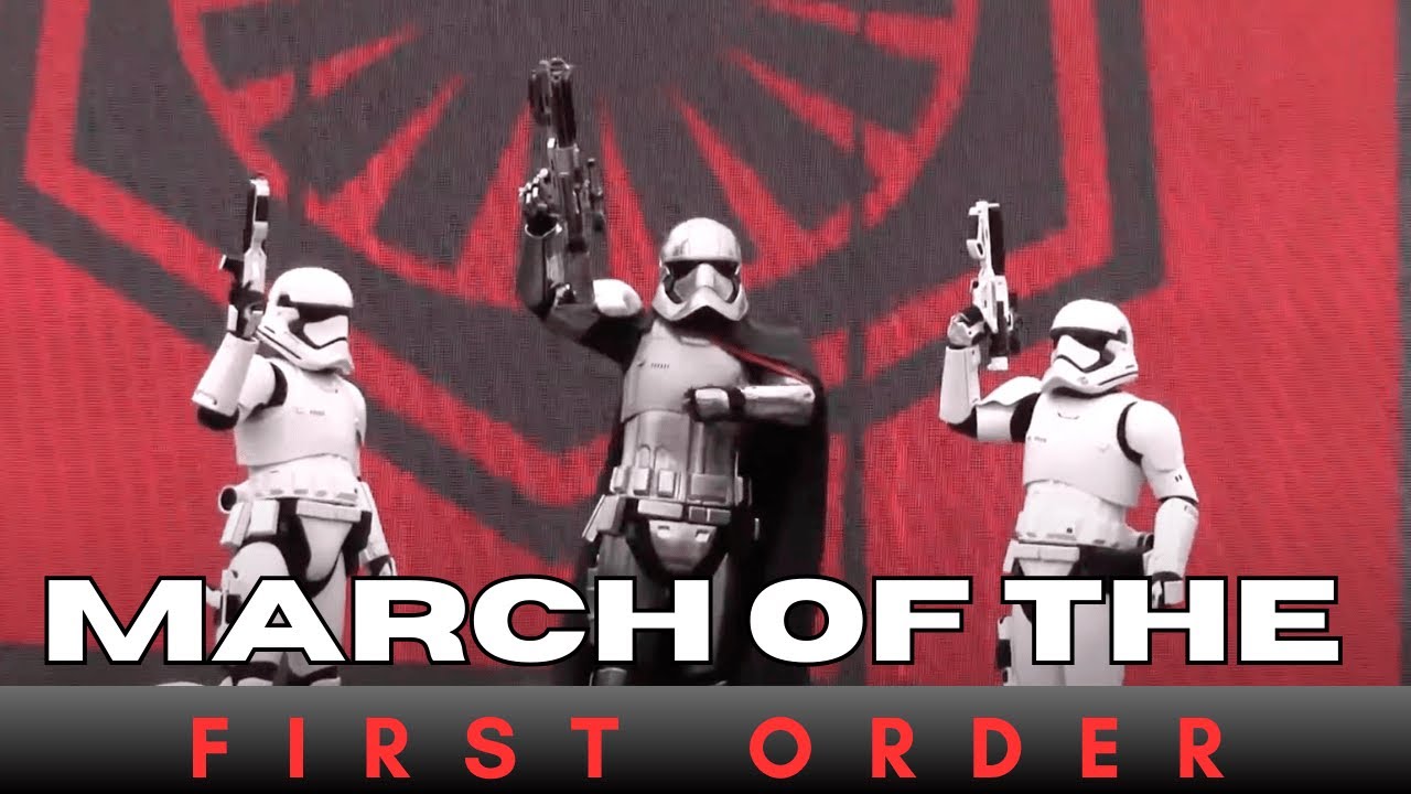 Stormtroopers Take Over the Streets!  Disney March of the First Order