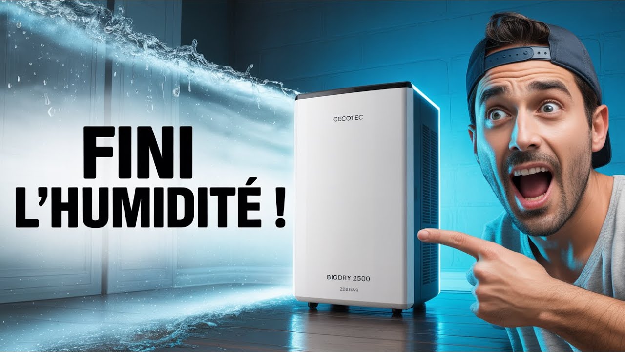 L’HUMIDITÉ DISPARAÎT ENFIN ! Mon Avis sur le Cecotec BigDry 2500 (Test 2025)