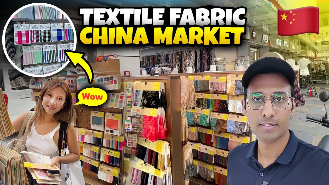 Inside the WORLD'S LARGEST Fabric Market 🇨🇳 Zhongshan, Guangzhou China