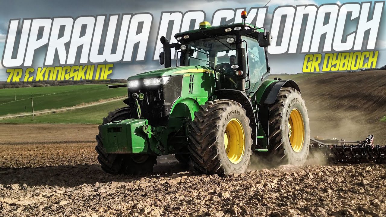 ✩ 🇵🇱 UPRAWA NA SKŁONACH W GR DYBIOCH! ✩7R NA GORACH!✩ JOHNDEERE 7260R & KONGKSKILDE VIBRO MASTER 3 ✩
