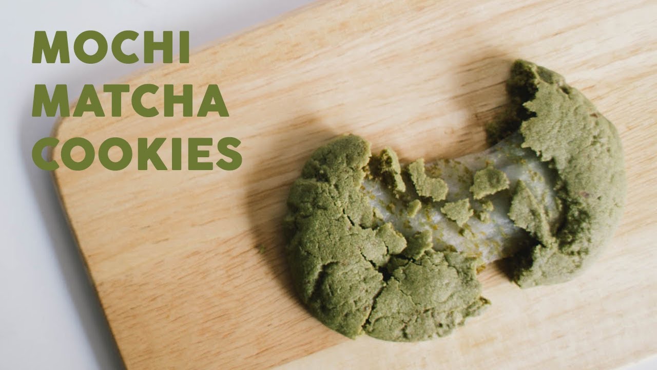 Mochi Matcha Cookies คุกกี้โมจิชาเขียว | miLdly made