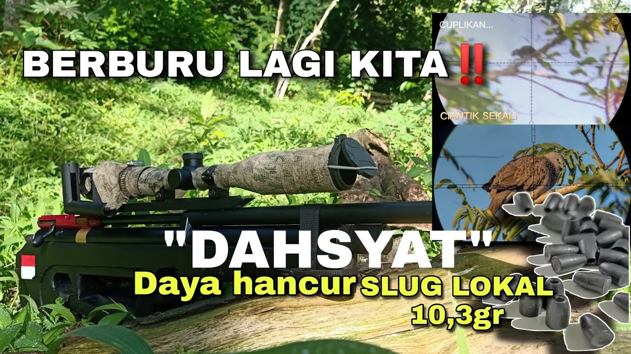 BERBURU LAGI KITA‼️Pakai Unit spek lokal + MIMIS SLUG lokal , mengejutkan begini hasilnya #viral