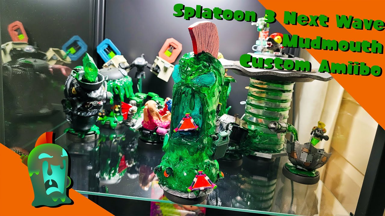 Splatoon 3 Next Wave - Mudmouth | Custom Amiibo