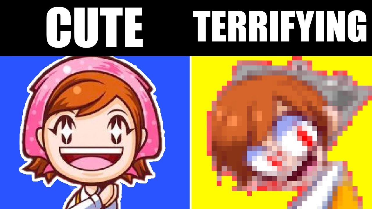 CUTE KIDS GAMES MADE DARK! [Scary + Edgy Versions of Video Game Characters]