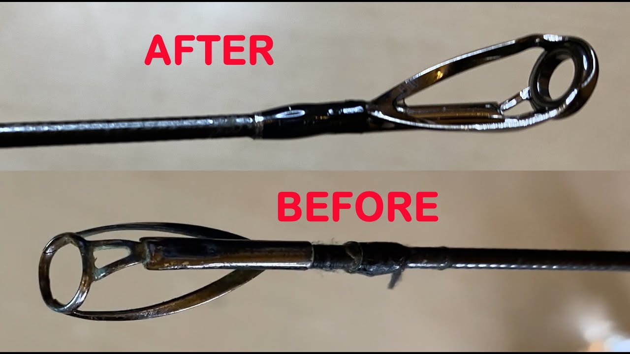 How to replace rod ring guide tip