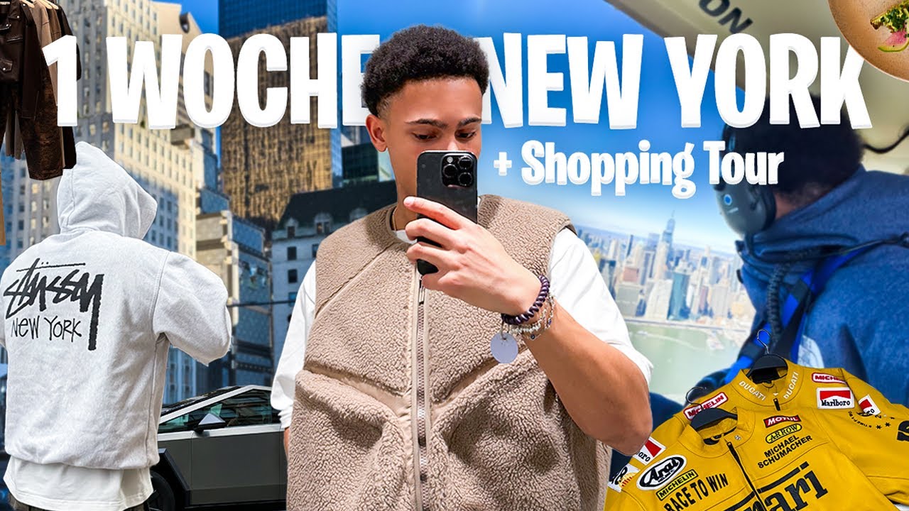ICH BIN FÜR EINE WOCHE NACH NEW YORK GEFLOGEN (UND HAB ALLES GEMACHT WAS MAN GEMACHT HABEN MUSS)🚁🗽