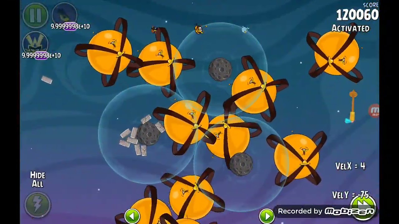 Angry birds Space Cosmic Madness Cold cults All levels Gameplay 