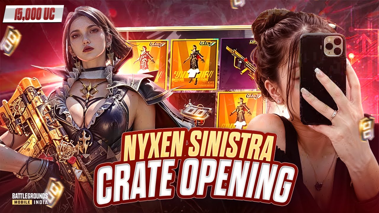 😱OMG NEW ULTIMATE SET 15k UC CRATE OPENING 🔥NYXEN SINISTRA SET +ROSE AUG UPGRADE | BGMI PUBG mobile 