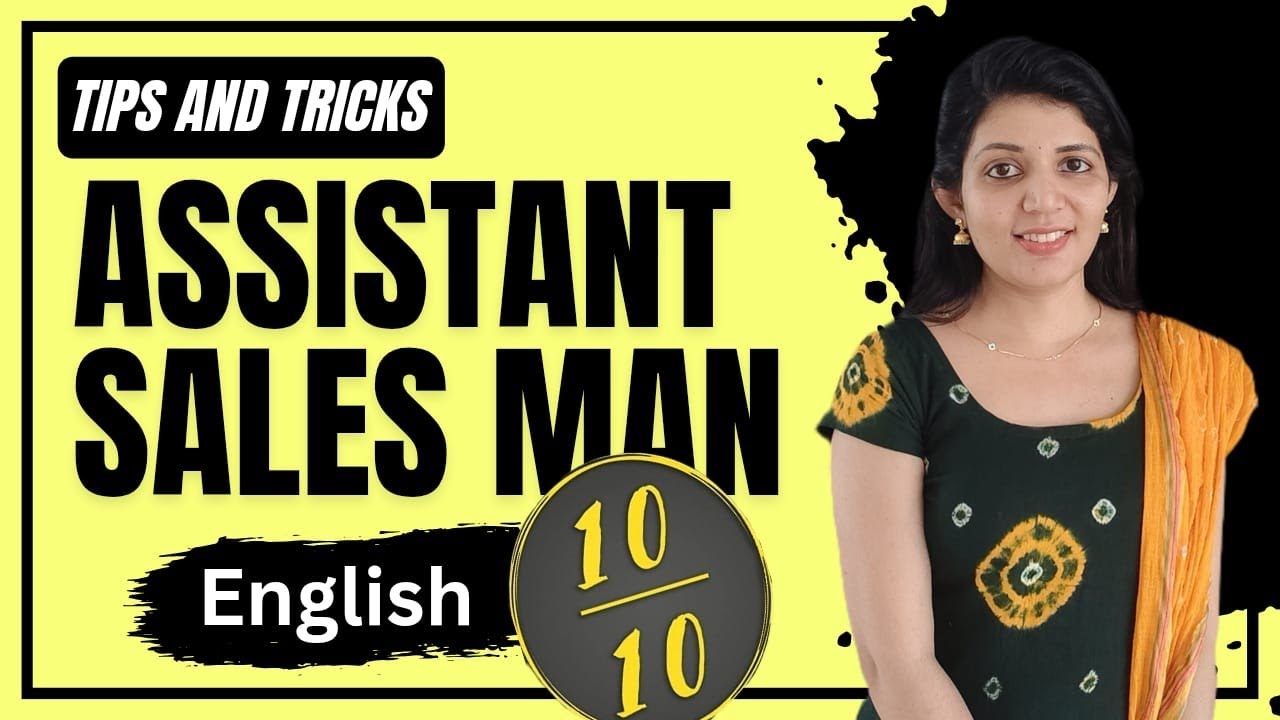 Assistant salesman||English||sruthys learning square