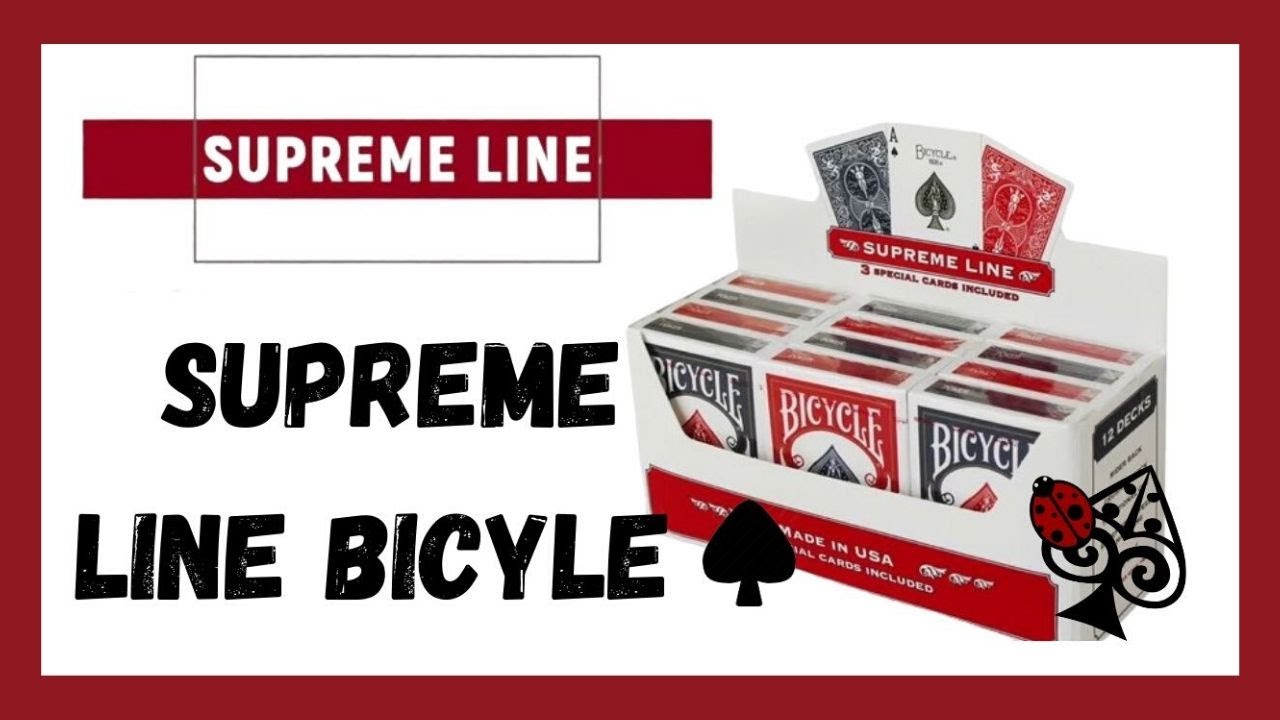 ▷ BICYCLE SUPREME Line - Tama&ntilde;o p&oacute;quer - TiendaMagia 🔥🔥🔥