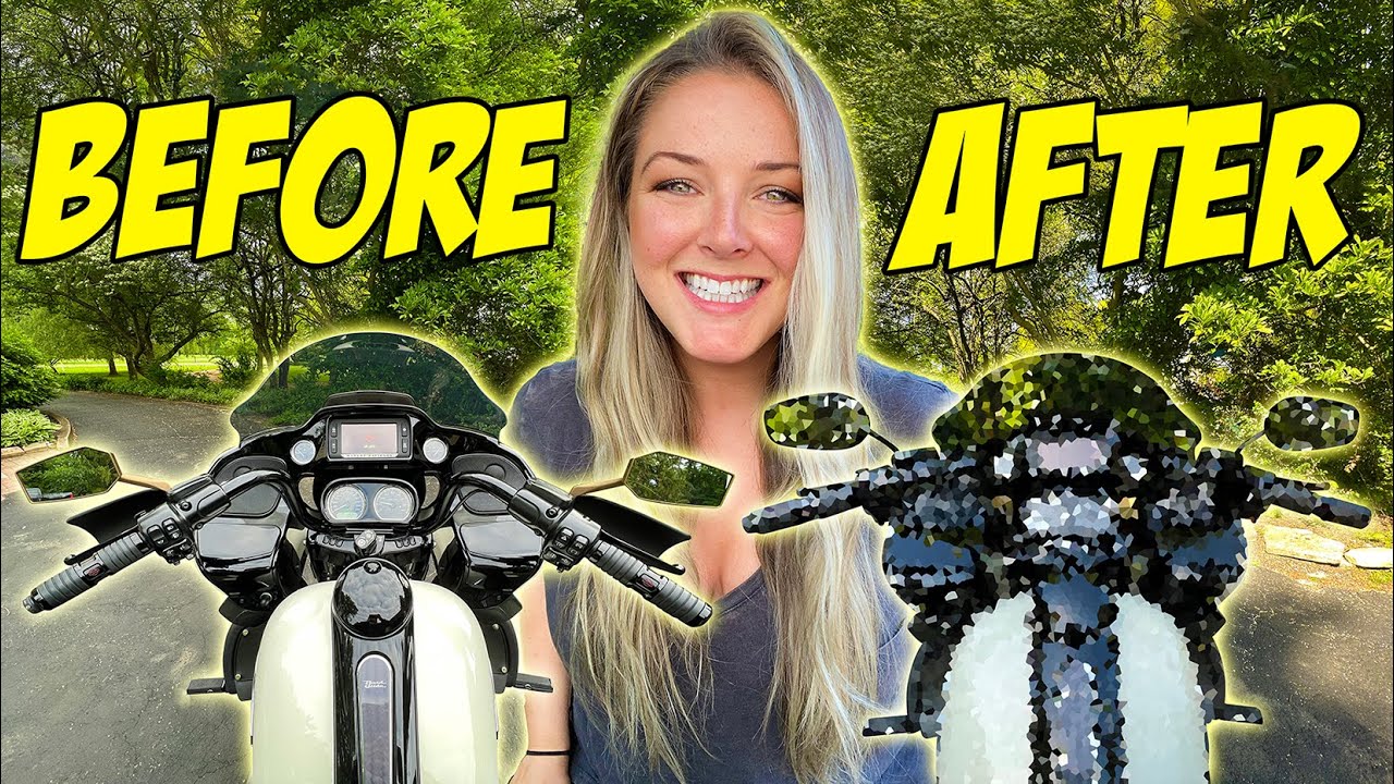 Changing the Handlebars on my Motorcycle DAYS Before A 1,000 Mile Road Trip