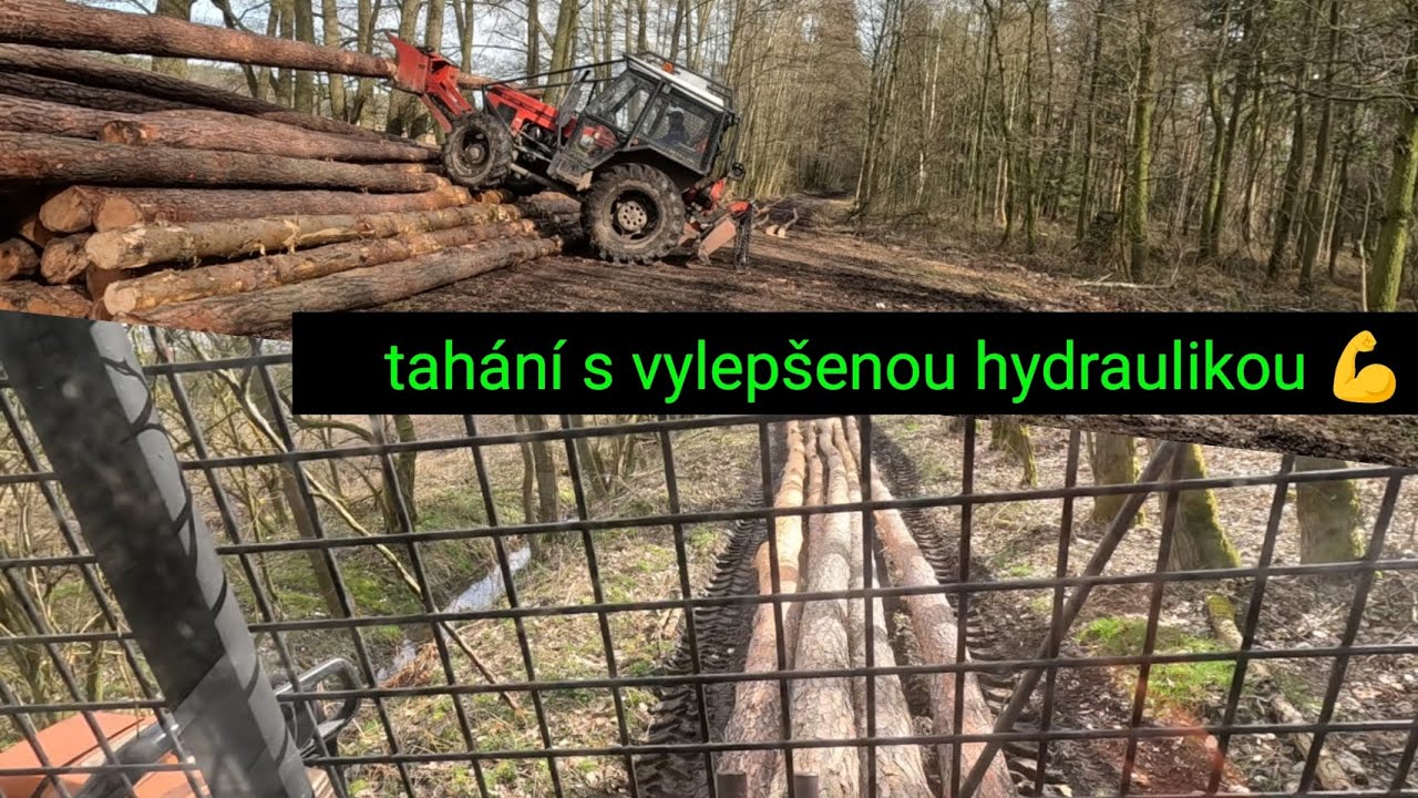 1. Přibližování s vylepšenou hydraulikou, Zetor 7245 , Agama aga 2,@jpforest8882