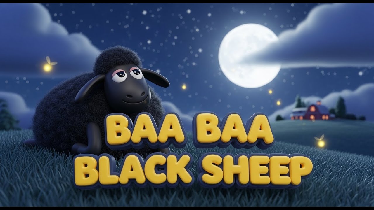 Baa Baa Black Sheep | Nursery Rhymes & Kids Song #nurseryrhymes #kidssongs #black #preschool #funny