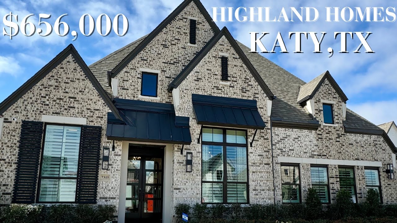 Tour this Unique 650k New Construction Home in Katy | Highland Homes